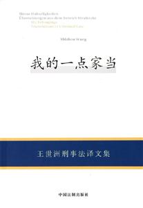 我的一點家當王世洲刑事法譯文集